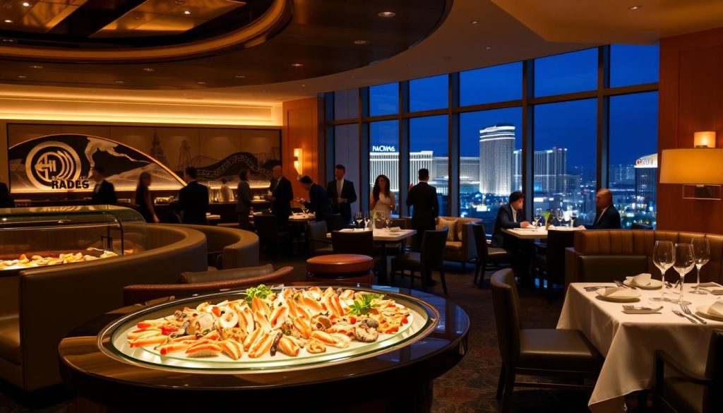 upscale dining Las Vegas atmosphere at Catch