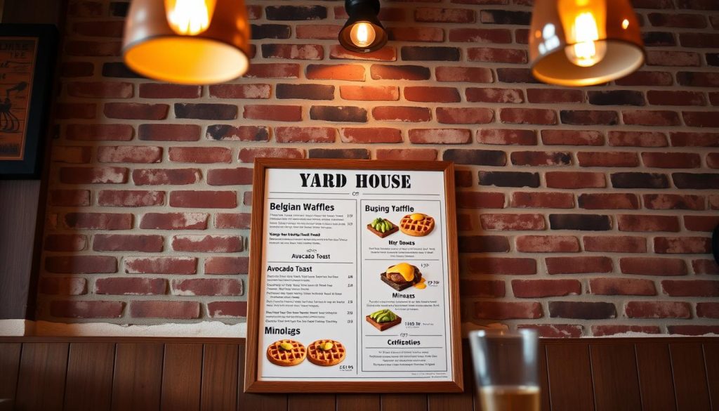 yard house troy brunch menu