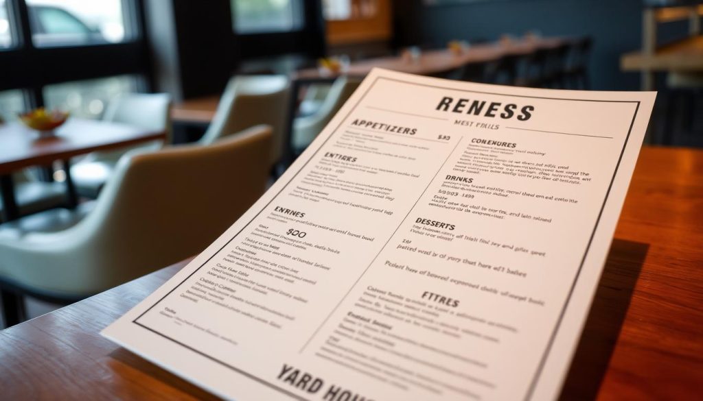 yard house troy menu categories and pricing